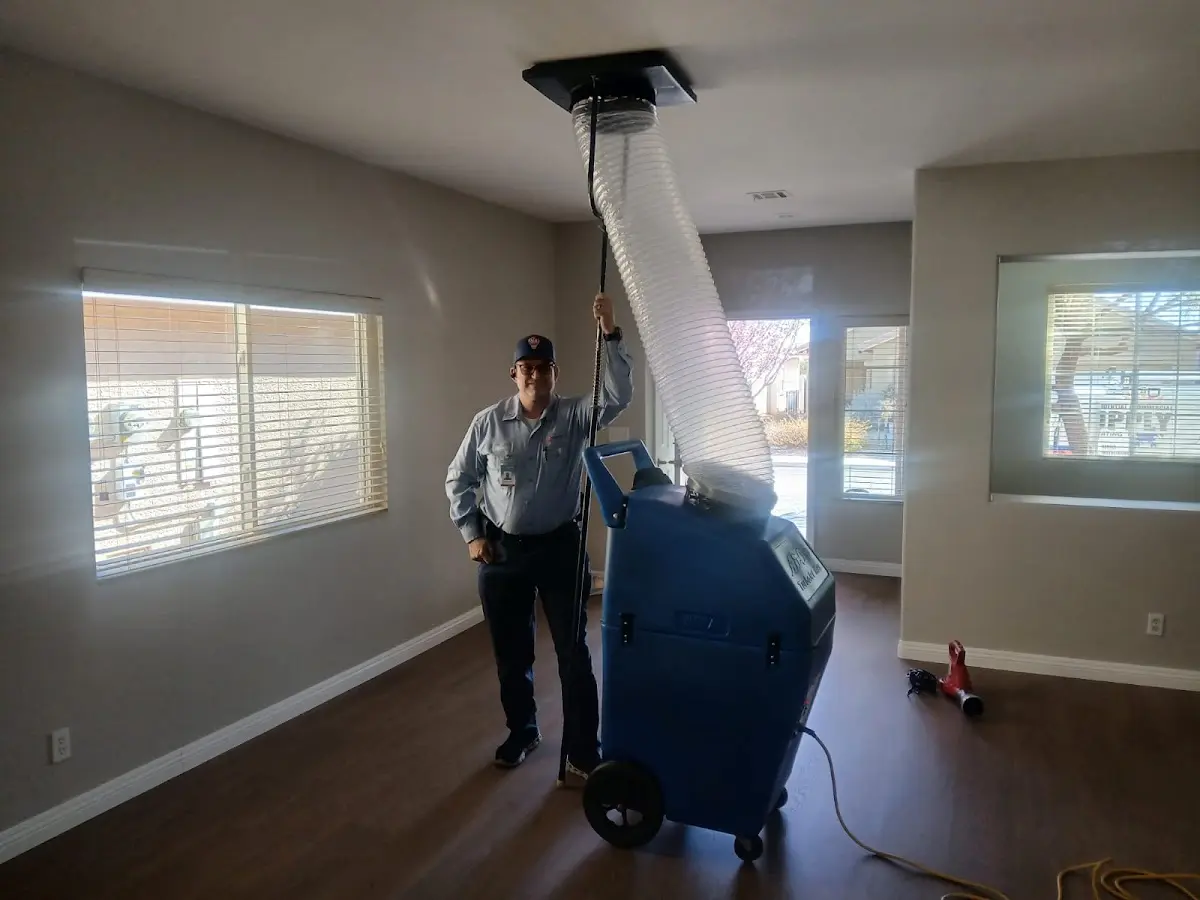 Professional Dryer Vent Cleaning work inside a Dunwoody home